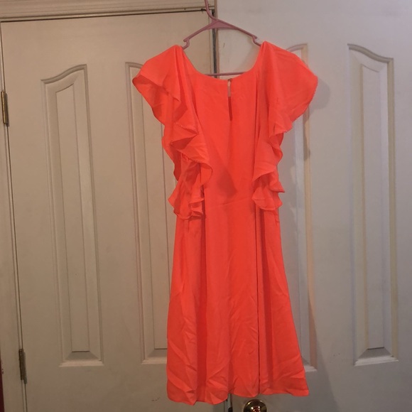 Perfect brunch neon orange dress by GB - Picture 4 of 9